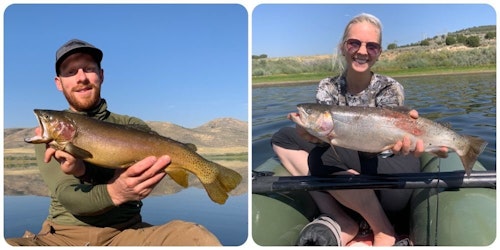 Trout fishing is a nice add-on to a western big game hunt, as the author and his wife, Becca, experienced during a recent elk hunt.
