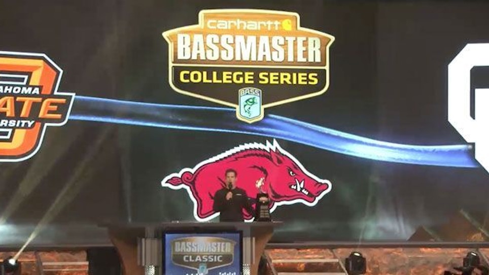 VIDEO-2013 Bassmaster Classic College weigh-in