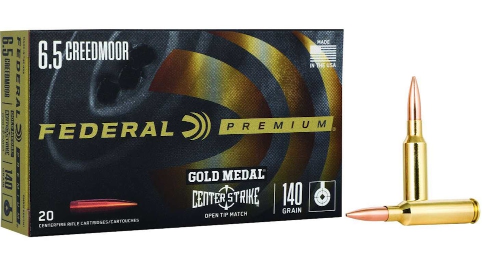 Federal Premium Gold Medal CenterStrike 6.5 Creedmoor Match Loads