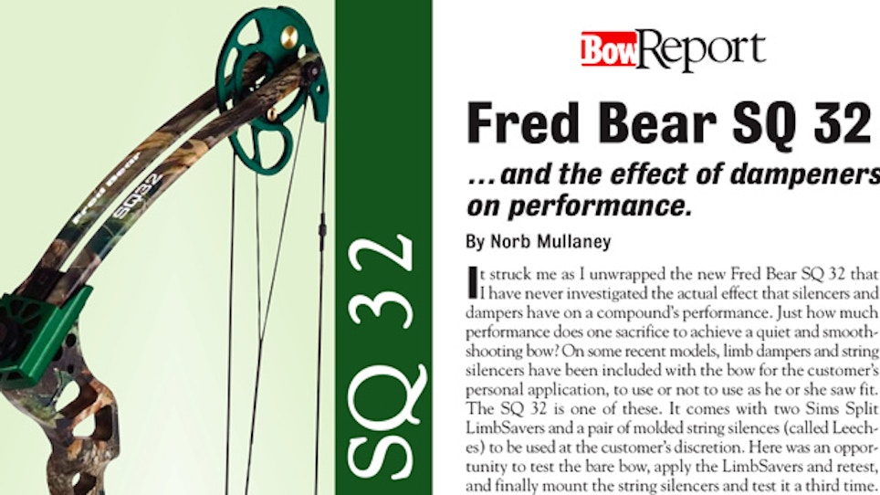 Bow Report: Fred Bear SQ 32