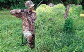 Ground blinds provide great cover for deer hunting