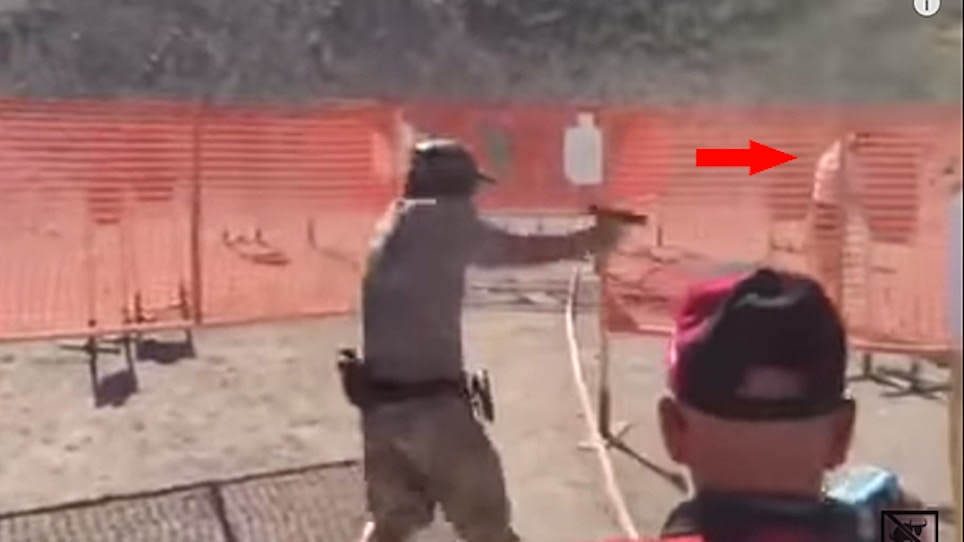 Video: Competitor Nearly Shoots Man Collecting Brass