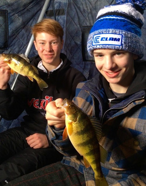 This past Saturday, the author was fishing with his son and one of his son’s buddies. Due to deep snow, the group used snowshoes to access a small perch pond in western Minnesota. They left the pond several hours before a predicted blizzard and were home safe and sound before dangerous weather struck the state.