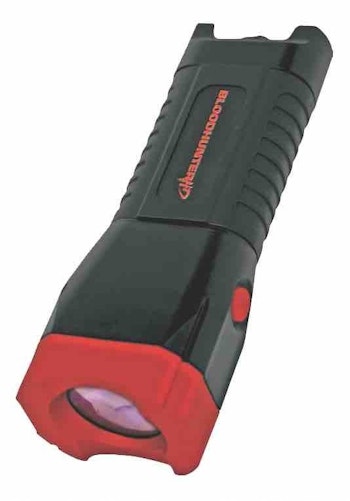 Always bring a flashlight with extra batteries. The Primos Bloodhunter HD, includes LEDs to accentuate blood.