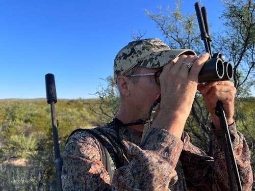 Adding a suppressor to any hunt — such as this Silencer Central Banish Backcountry — gives your ears (and your guide’s ears) a break.