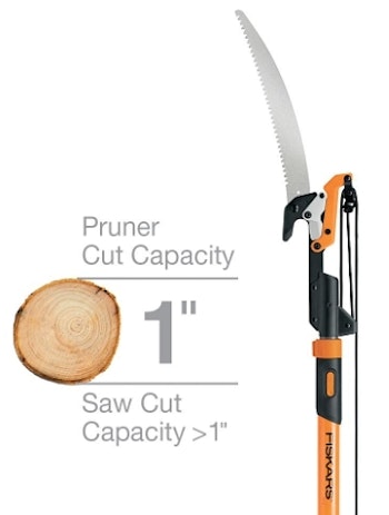 An expandable tree pruner/saw allows you to remove branches that could deflect an arrow from a treestand.
