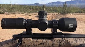 The 5-25x50 Vudu, at just 11.2 inches in length, is one of the shortest first focal plane riflescopes on today's market. Photo: Bob Robb